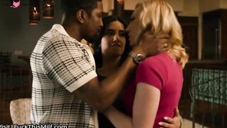 Exotic Dancer Sara Sarhari & Pornstar Lily Labeau Share Bed in Hot Lesbian Scene