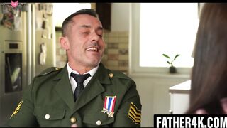 Hungry Hungarian Hottie - Old Soldier Fucks Young MILF