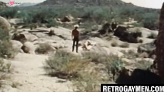 Vintages Gems - Old School Gay Couple Fucked Raw Outdoors