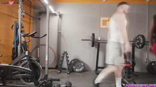 Fit Guys Flexing And Pumping Iron In The GYM - Muscle Hunks Workout