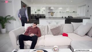 Hot & Horny Housewife Fucks Her BFF'S Husband While He Is Away - Hot Wives