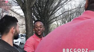 Raw Ebony Huge Black Dick Ravaging White Guy's Ass - Bareback Butt-Fucking