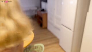 French Maid #1 - Big Breasted Blondie Gets Fucked By The Delivery Guy
