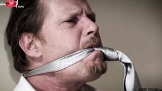 Bondage Mistress Dominatrix Uses Her Sex Slave For Pleasure And Training