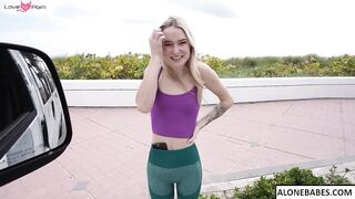 Petite Blondie Thea Summers Gets Picked Up And Fucked Hard - Naughty America