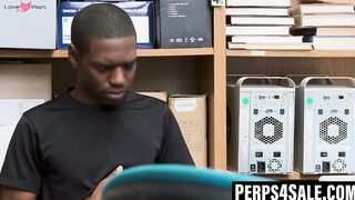 Black Bitch Gets Disciplined By Officer With Big Black Dick