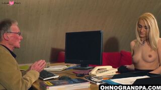 Blondes Get Business Done - Seductive Boss Lady Fucks Her Employee