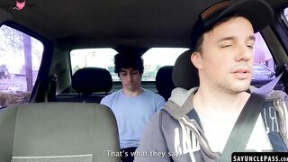 Hot Twinks Fuck Hard In Car On Roadtrip - Scene #1