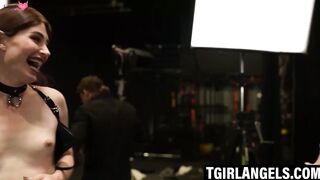 Behind-the-Scenes Footage - Sex Scene Shooting Process With Natalie Mars & Partners