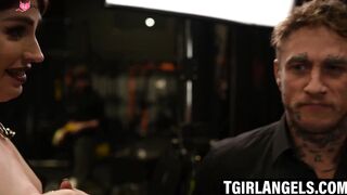 Behind-the-Scenes Footage - Sex Scene Shooting Process With Natalie Mars & Partners