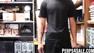 Asian Shoplifting Vixen Gets Her Lesson in Officer's Big Black Dick