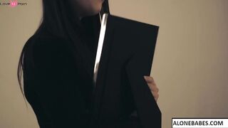 Babysitter's Secret - Teen Babe Hides A Surprise For Her Older Step-Brother In His Bedroom