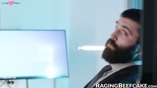 Rough & Raw - Bear Daddy Fucks Twink in Rear-Entry Anal Action