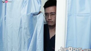Intern Doctor's Exam Room Fucks Patient - Old Man Gets Bare Backed By Young Hottie