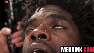 Dominant Domonic Pacifco Torments Submissive Black Guy - Edgy Anal Threesome
