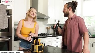 Busty Neighbor Blake Blossoms in Hot Lesbian Threesome