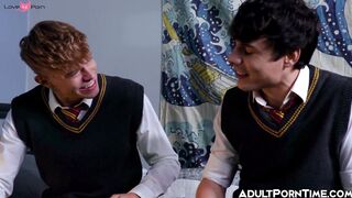 Harvey's Hardcore Anal Adventure - Scene #1" or "Asshole Invasion: Hot Studs Fucking Raw!