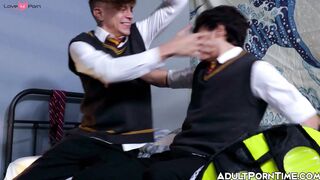 Harvey's Hardcore Anal Adventure - Scene #1" or "Asshole Invasion: Hot Studs Fucking Raw!