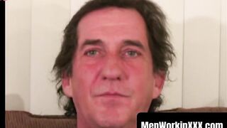 Average-Joe's Big Belly Masturbation Session