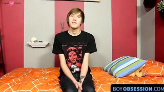 Long Haired Hunk's Solo Masturbation Session