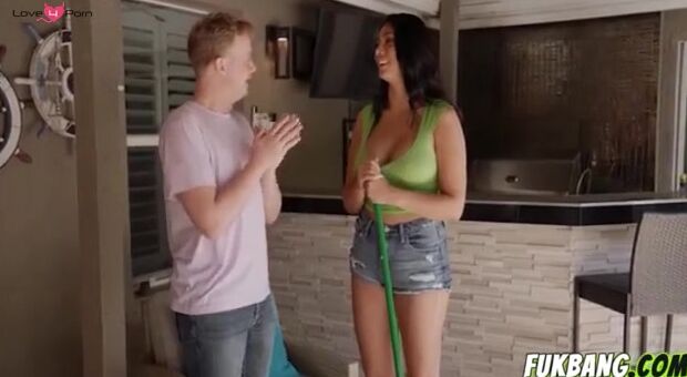 Step-Mother's Special Gift - Stepdaughter Gets A New Toy For Being Good