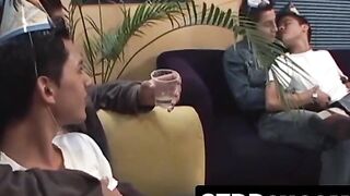 Twinks Party Hard - Anal Threesome Action with Hunks