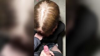Blondie Blows Your Dick in Point of View with Hot Mouth Action