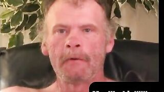 Masturbating Stud Interviewed And Fucked Hard By Older Man