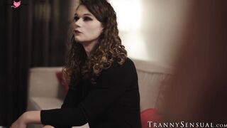 TS Nicole Knight - Dominated & Covered In Creampie By Huge Dick
