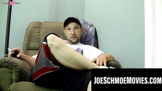 Bad Ass Table Top Jerk-Off Session with Hot Load of Sperm
