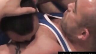 Rim Job Riding - Hot Blonde Babe Sucks & Facesitting on Hunk's Ass