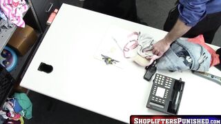 Redheaded Bombshell Scarlet Mae Roughly Handcuffed And Fucked By Cop