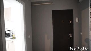 Big Tit 18 Spy into Kitcken by her stepdad