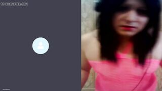 Dumb young whore Nastya Ivanova gets bred on web cam