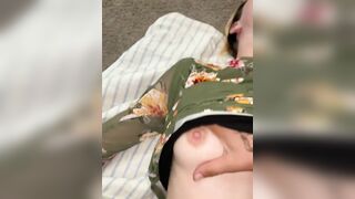 Small barely legal cream pie