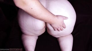 Huge Butt Chubby PAWG Booty Caning & Orgasm For Step Sister