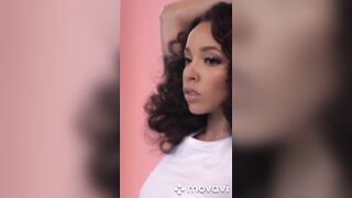 Tinishe long hooters showing off for her career