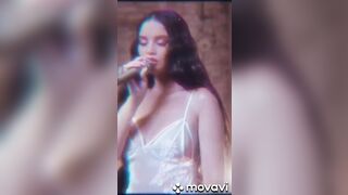 Sabrina Claudio showing off for her career ass clips