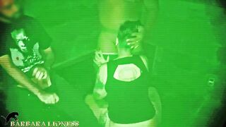 Cuckold films me gangbanging inside the dark room with a