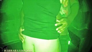 Cuckold films me gangbanging inside the dark room with a