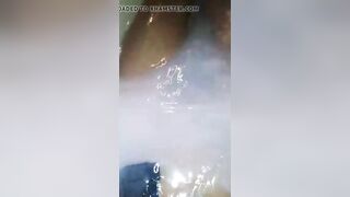 My side sluts inside the bath-tub