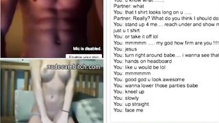 Blonde Goddes palying with her snatch on live cam chat