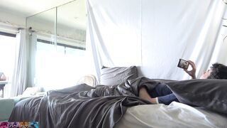 Stepsister fucks stepson to help his porn addiction