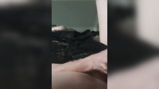 Young amature Goddess ejaculates and squirts while having fun with sex toy