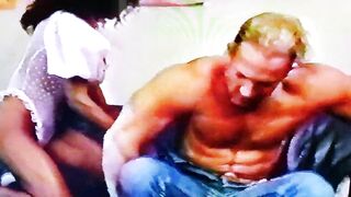 Jasmine Aloha giving an crazy hot fellatio to Dan Steele