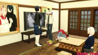 Naruto Boruto Cap four Boruto goes to sarada's room to