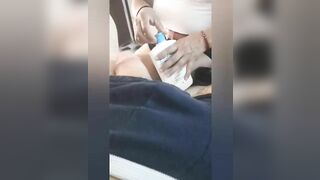 Grind & happy ending cum (paja en cama)