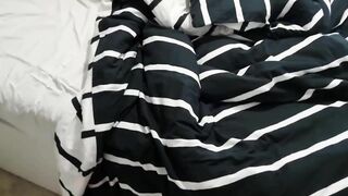 Cuckold finds her talking to another man and touching herself