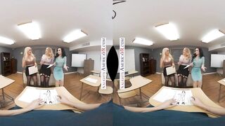 Sexual America - 3 big boobed MILFS enjoy sharing a dick together