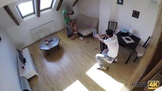 HUNT4K Perfectly looking barely legal is ready to have sex with stranger